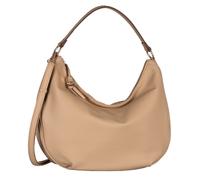Hobo GABOR "Rosina", Damen, Gr. B/H/T: 42cm x 36cm x 17cm, camel, Lederimitat, clean, gepflegt, geprägtes Muster, unifarben, Taschen Hobo, Umhängetasche, Schultertasche mit markantem Metal-Emblem (896