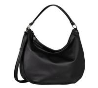 Hobo GABOR "Rosina", Damen, Gr. B/H/T: 42cm x 36cm x 17cm, schwarz, Lederimitat, clean, gepflegt, geprägtes Muster, unifarben, Taschen Hobo, Umhängetasche, Schultertasche mit markantem Metal-Emblem (4