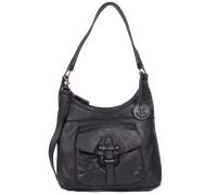 Hobo HARBOUR 2ND "Cameron", Damen, Gr. B/H/T: 29cm x 24cm x 8cm, grau (ash), Rindsleder, Taschen Hobo, Damen Umhängetasche, Tragetasche, Schultertasche im Used Look (73192666-0) ash