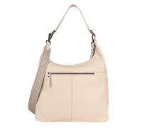 Hobo HARBOUR 2ND "Kiana", Damen, Gr. B/H/T: 39cm x 30cm x 12cm, beige (cream), Rindsleder, Taschen (49214041-0) cream
