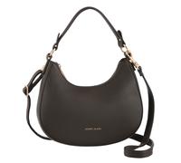 Hobo JOOP JEANS "salve aja hobo xshz", Damen, Gr. B/H/T: 24cm x 18,5cm x 6cm, schwarzbraun, Lederimitat, Taschen Hobo, Damen Henkeltasche, Schultertasche, Umhängetasche mit vielen Details (78110362-0)