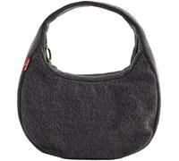 Hobo LEVI'S, Damen, Gr. B/H/T: 19cm x 15,5cm x 6cm, schwarz (schwarz mid wash 5), Web, Baumwolle, unifarben, Taschen Hobo, mit Reißverschluss (41129760-0) schwarz mid wash 5