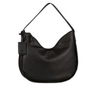 Hobo TOM TAILOR "Adela", Damen, Gr. B/H/T: 33cm x 28,5cm x 7cm, schwarz, Polyurethan, Taschen Hobo, aus Lederimtat in modernen Linienführung und abgesetzter Kantenfarbe (12653921-0) schwarz