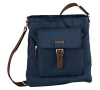 Hobo TOM TAILOR "Rina", Damen, Gr. B/H/T: 25cm x 27,5cm x 7cm, blau, Nylon, beschichtet, gepflegt, kontrastfarbene Details, mehrfarbig, Taschen Hobo, aus leichtgewichtigem Nylon und aufwändig gewebten