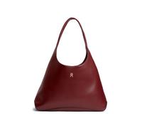Hobo TOMMY HILFIGER "TH EVERYDAY HOBO", Damen, Gr. B/H/T: 45cm x 27,5cm x 13cm, rot (dunkelrot), Taschen Hobo, Damen Schultertasche, Umhängetasche mit TH-Logoemblem (12064827-0) dunkelrot