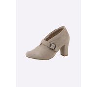 Hochfrontpumps ANDREA CONTI, Damen, Gr. 35, beige (sand), Textil, Schuhe Hochfrontpumps (61948916-35) sand