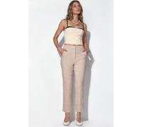 Hochtaillierte Stretch-Bengalin-Hosen XL