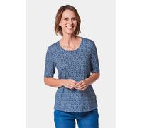 Hochwertig bedruckte T-Shirts im Doppelpack blau 42