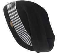 hochwertige Beanie in 2 Farben schwarz, Einheitsgröße