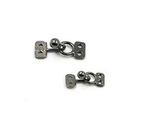 Hochwertige Metallschnalle, Pelznerz, Übermantelverbindung, Schnalle, Haken und Öse, 10 Stück