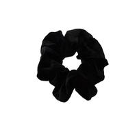 Hochwertige Samt Bubble-Haargummis, einfarbige dicke Haarbänder, weiche Kordel-Haargummis, Haaraccessoires für Frauen und Mädchen, 8er-Pack (Black,8)