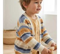 Hochwertige Strickjacke Blockdesign bunt 98/104