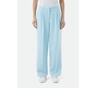 Hochwertige Wide-Leg-Hose mit Bund-Detail blau 34/REG