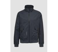 Hochwertiger Baumwoll-Blouson mit Kontrast-Details M grau 2161226.9581.M