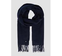 Hochwertiger Webschal aus reiner Wolle ONESIZE blau 2170815.5920.ONESIZE