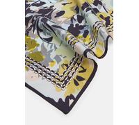 Hochwertiges Seidentuch mit ornamentalem Print blau ONESIZE