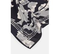 Hochwertiges Seidentuch mit ornamentalem Print blau ONESIZE