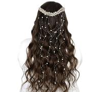 Hochzeit Haarkamm Perle - Elegante -Haarspange Mit Quaste, Trendiges -Kopfbedeckungs-Accessoire, Dekorativer Blumen-Design-Kopfschmuck-Schmuck | Für Hochzeitsfeiern, Reisefotografie-Events