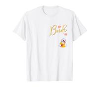Hochzeit JGA Lustige Hühner Brautschleier Braut Preisgünstiges Grafik-T-Shirt