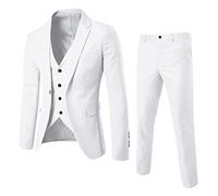 Hochzeitsanzug Herren Business Anzug - Anzüge Regular Fit Sets Leicht Sakko Hose Männer 2-Teilig Formal & Anzughose Knöpfe Für Hochzeit Formell
