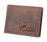 hodalump Echt-Leder Geldbörse • Geldbeutel für Damen und Herren mit RFID-Schutz • Portmonee mit Münzfach