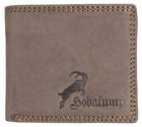 Hodalump - Hodalump Benny Scheintasche Querformat mit RFID Schutz echt Leder braun Braun