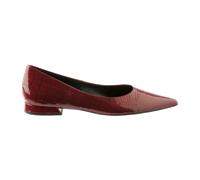 Högl Ballerina Pumps rot Kroko Lack 1807 für Damen, rot, Größe 39 EU / 6 UK