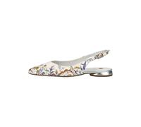 Högl Slingpumps Mona Weiß Blumen 0109 Größe 38