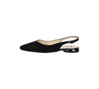 Ballerina HÖGL "Högl Ballerinas Veloursleder", Damen, Gr. 39, schwarz, schwarz, Veloursleder, Schuhe Ballerina (39092303-39) schwarz, schwarz