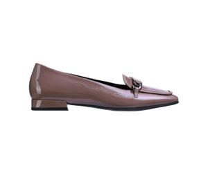 Högl Caroline Damen Ballerina Loafer taupe Lack 1725 für Damen, braun, Größe 37 ½ EU / 4,5 UK
