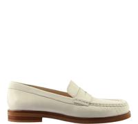 Slipper HÖGL "Högl Slipper Leder", Herren, Gr. 39, weiß, Leder, Schuhe Slipper (44750656-39) weiß