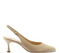 Slingpumps HÖGL "Högl Pumps Veloursleder", Damen, Gr. 38,5, sand, Veloursleder, Schuhe Slingpumps (35573617-38,5) sand