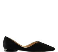 Ballerina HÖGL "Högl Ballerinas Veloursleder", Damen, Gr. 41, schwarz (schwarz, schwarz), Veloursleder, Schuhe Ballerina (57010050-41) schwarz, schwarz