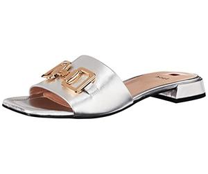 Högl Damen Florence Sandaletten, Silber, 34.5 EU X-Weit