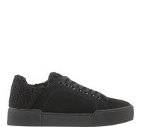 Högl Damen Fluffy Sneaker, schwarz, 38.5 EU X-Weit
