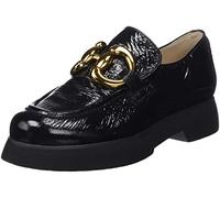 Högl Damen FRED Penny Loafer, Schwarz, 35 EU X-Weit
