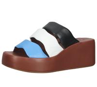 högl Damen Pantoletten Echtleder Plateau-Schuhe Sommer-Schuhe 3-10 2520 3999 Braun/Bunt 41