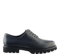 Högl Leder-Schnürschuhe "Rocky" in Dunkelblau - Größe 41,5 | Damen Schnuerschuhe