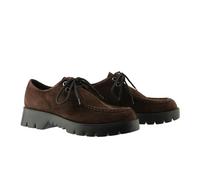 Högl - Damen Schnürschuh chocplumvelours chocplum - Gr. - UK 7