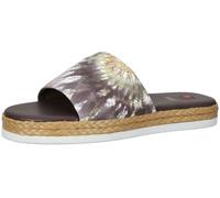 högl Damen Strand-Pantolette mit Batikprint Sommer-Schuhe 3-10 0738 2299 Braun/Bunt 35