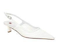 Högl Fergie Slingpumps weiß Netz 4928 - Größe 38