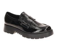 Högl Finn Schuhe Slipper Loafer in schwarz Lack 2425 - Größe 37