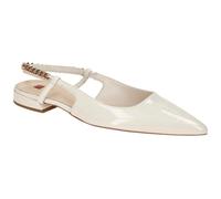 Högl Jessica Sling Pumps weiß glänzend Schmuck-Kette 1916 für Damen, weiß, Gr. 38 ½ EU / 5,5 UK