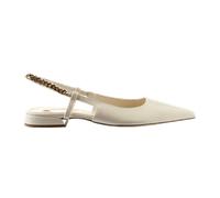 Högl Jessica Sling Pumps weiß glänzend Schmuck-Kette 1916 für Damen, weiß, Größe 38 ½ EU / 5,5 UK