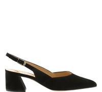 Slingpumps HÖGL "Högl Pumps Veloursleder", Damen, Gr. 38,5, schwarz, Veloursleder, Schuhe Slingpumps (73095931-38,5) schwarz