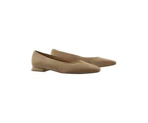 Högl Leder-Ballerinas "Alicia" in Taupe - Größe 41,5 | Damen Ballerinas