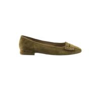 Högl Leder-Ballerinas in Khaki - Größe 37 | Damen Ballerinas