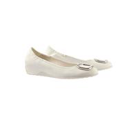 Högl Niki Ballerina Keil weiß Schmuck-Element 3723 für Damen, weiß, Gr. 38 EU / 5 UK
