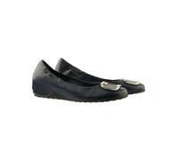 Högl Leder-Keilballerinas in Dunkelblau - Größe 41,5 | Damen Ballerinas