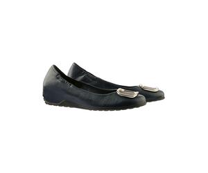 Högl Leder-Keilballerinas in Dunkelblau - Größe 41,5 | Damen Ballerinas